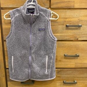 Patagonia better sweater vest: women’s small. Lilac.